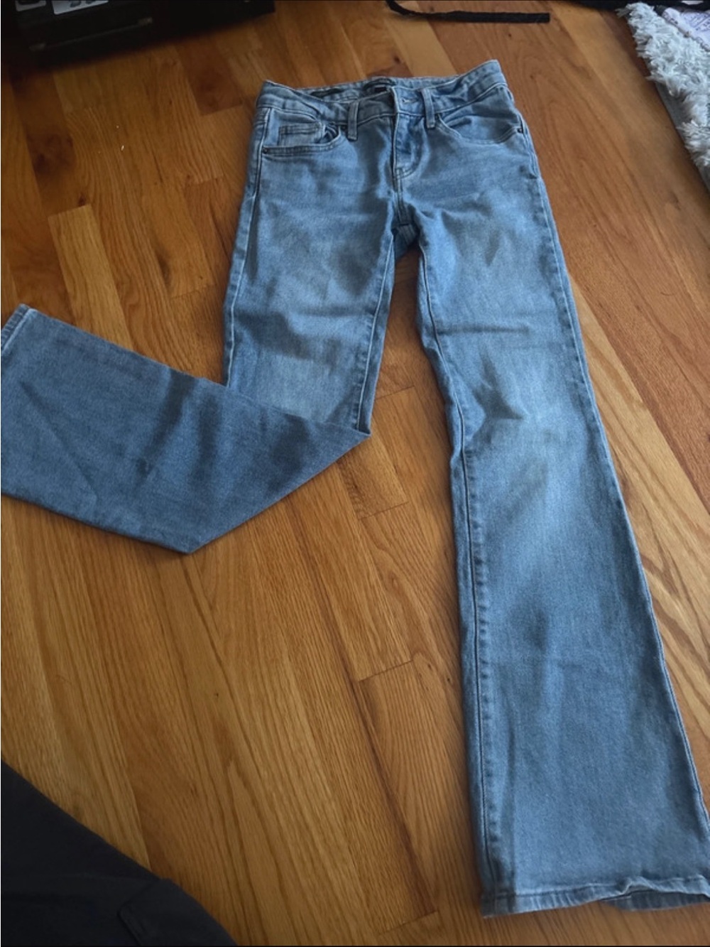 Men's Light Blue Denim Jeans - Classic Straight Fit